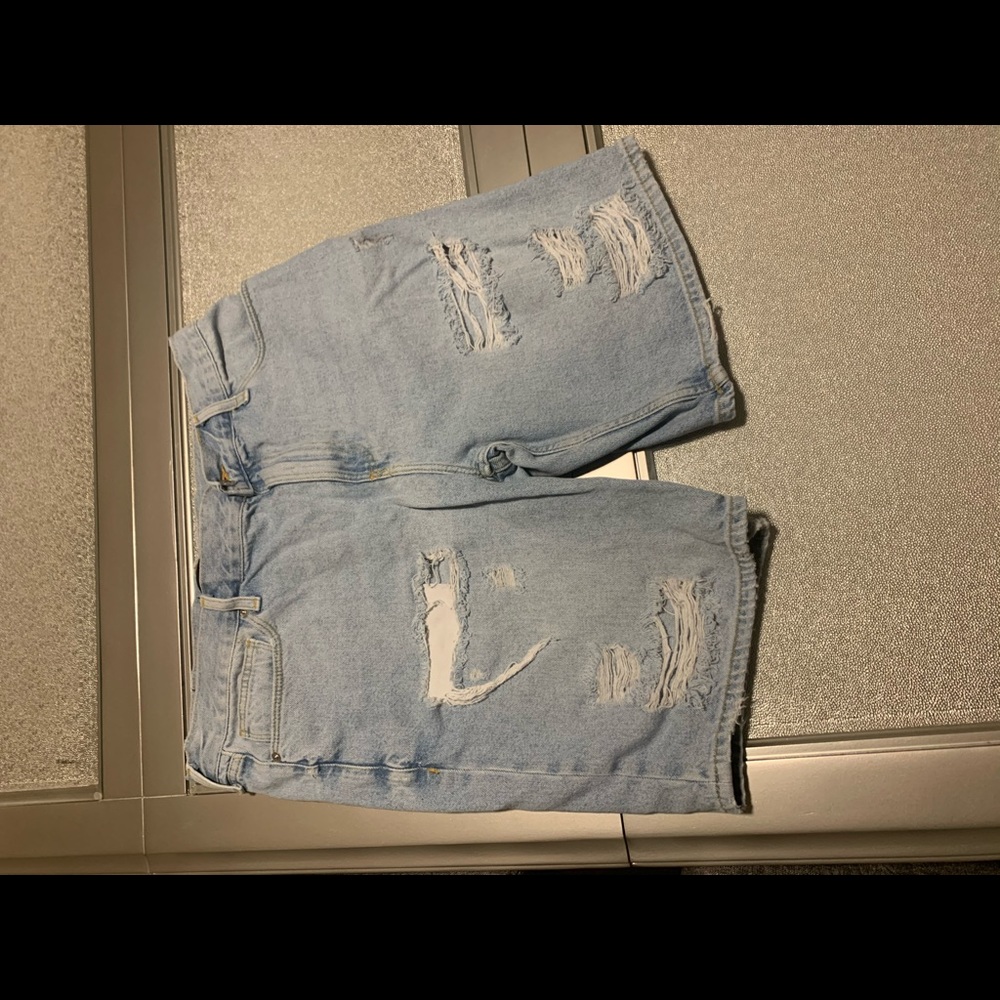 Forever 21 Blue Jean Shorts